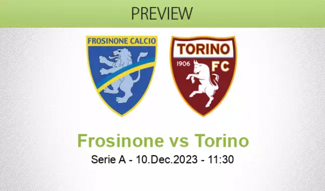 Frosinone vs Torino Preview & Prediction  2023-24 Italian Serie A - The  Stats Zone