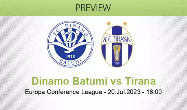 Tirana vs Dinamo Batumi Predictions, Betting Tips & Match Preview
